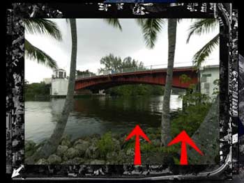 NW 17th Avenue Bridge at Sewell Park, Still frame from Imaging the Miami River, 2004.