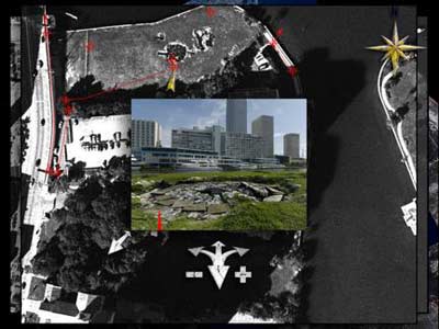 Miami Circle, Still frame from Imaging the Miami River, 2004.