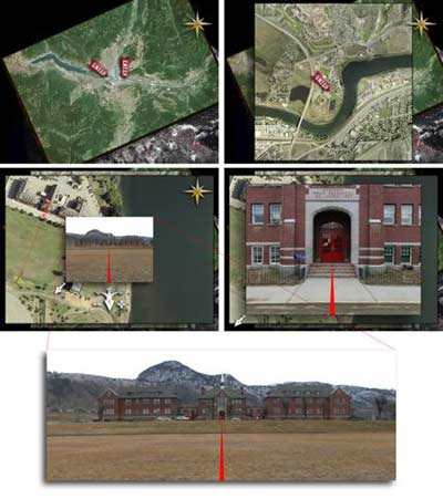 Interface sequence from Imaging The U.S./Mexico Border. John Craig Freeman, 2006.