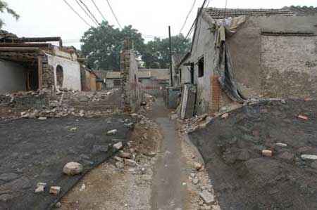 Demolition zone, Beijing