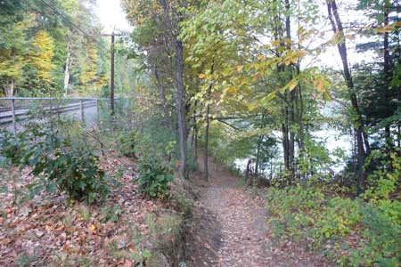 Railroad and Walden Pond
