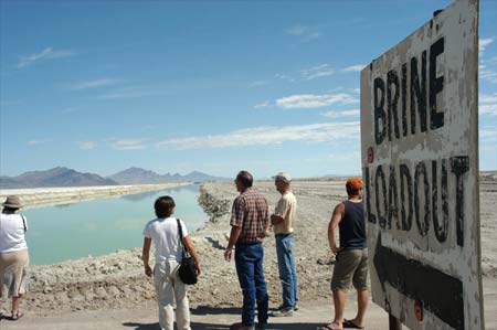 Mineral extraction at Intrepid. Potash, Wendover, Utah, 2003, photograph by Chris Taylor