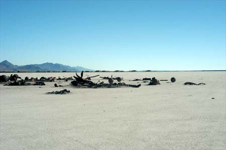 Rocket testing debris, south of Wendover, Utah, 2005, photograph by Chris Taylor