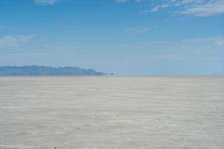 Bonneville Salt Flats, northeast of Wendover, Utah, 2003, photograph by Chris Taylor