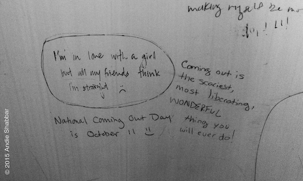 sex for on writings wall bathroom